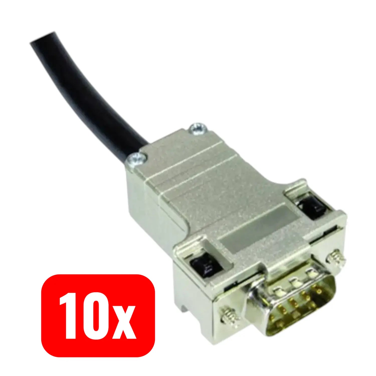 B-Ware Harting Schalengehäuse 09670090446 Gehäuse D Sub Metall Kunststoff 10 Stück