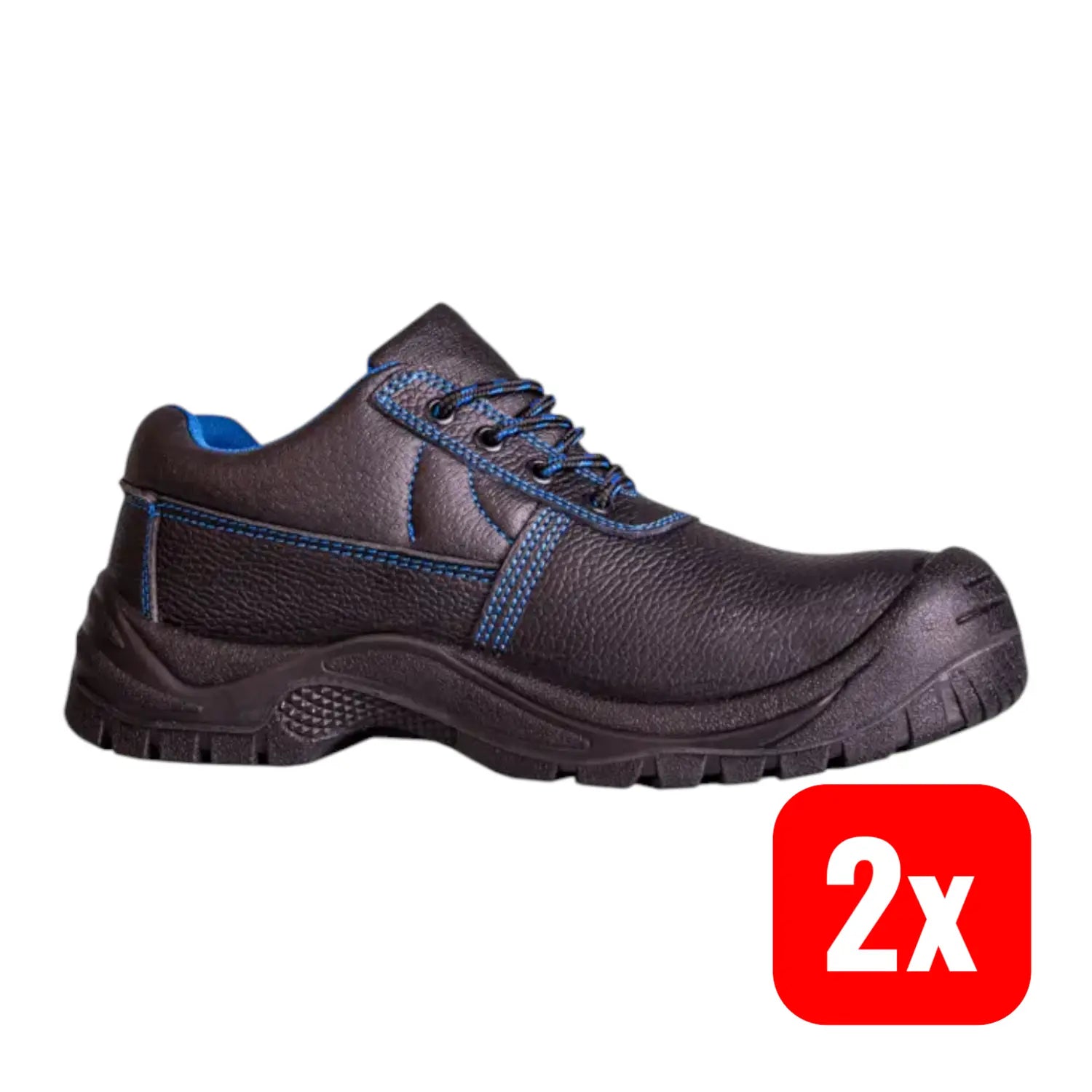 B-Ware Hase Sicherheitsschuh Arbeitsschuh Luca S3 Rindleder Größe 40 Schwarz 2 Paar