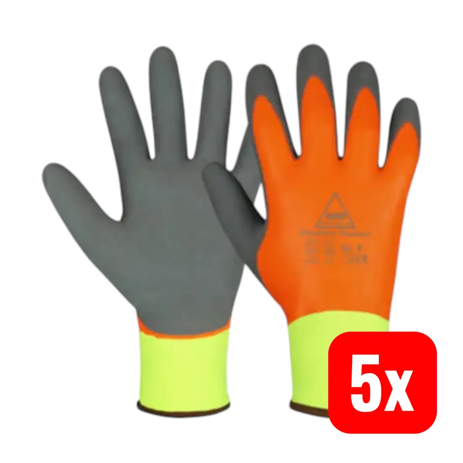 B-Ware Hase Handschuh Winter Arbeitshandschuh Polyester Größe 9 Thermo Plus 5 Paar