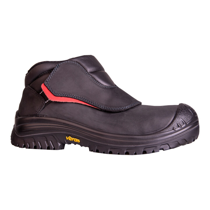 Hase Schweißerhochschuh Sicherheitsschuh S3 Nubukleder Schwarz Größe 40 B-Ware