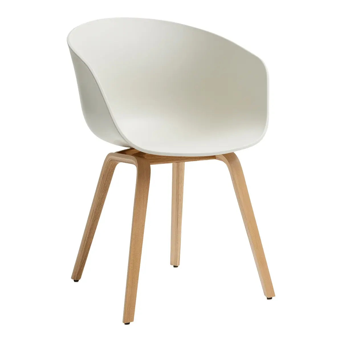 B-Ware Hay Stuhl Sitzmöbel About A Chair Aac 22 Eiche Melange Cream Kunststoffgleiter