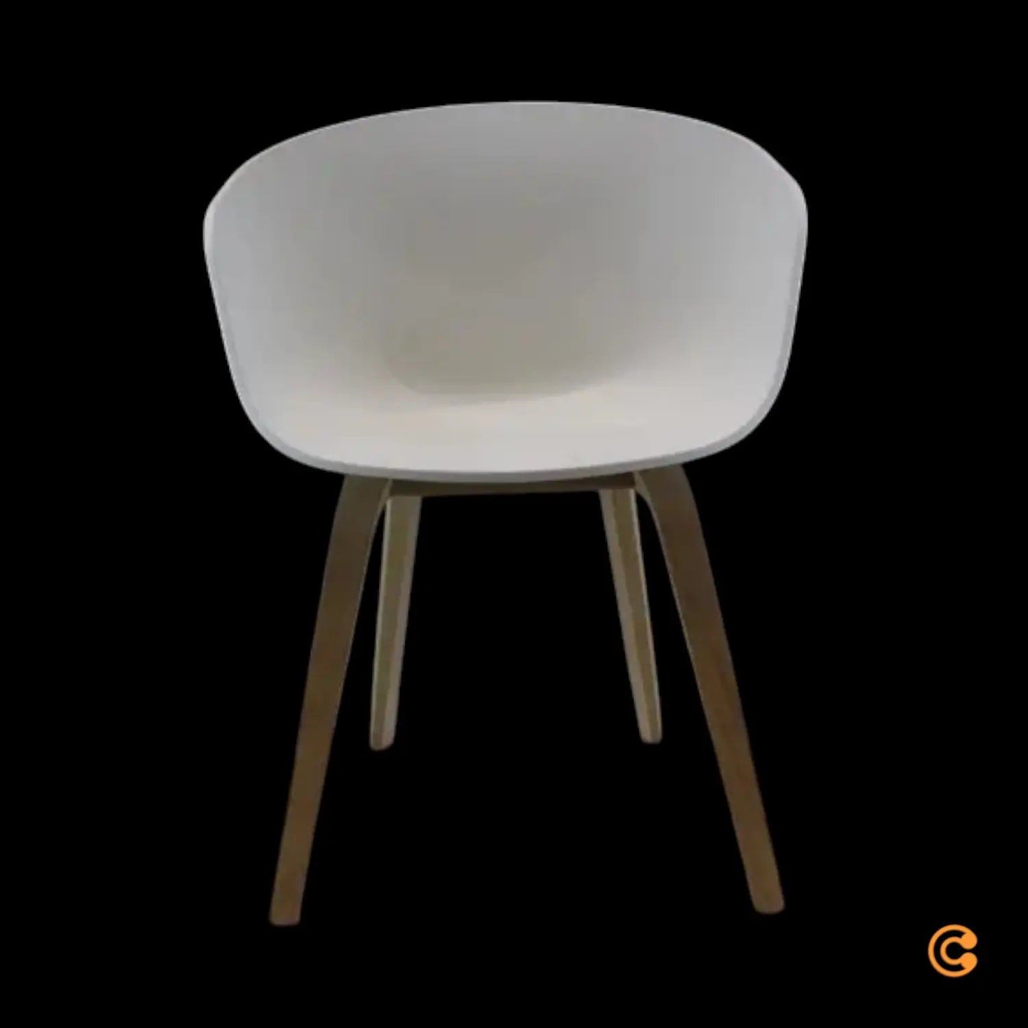 B-Ware Hay About A Chair Aac 22 Eiche Lackiert White Stuhl Sitzmöbel Siehe Text/Foto