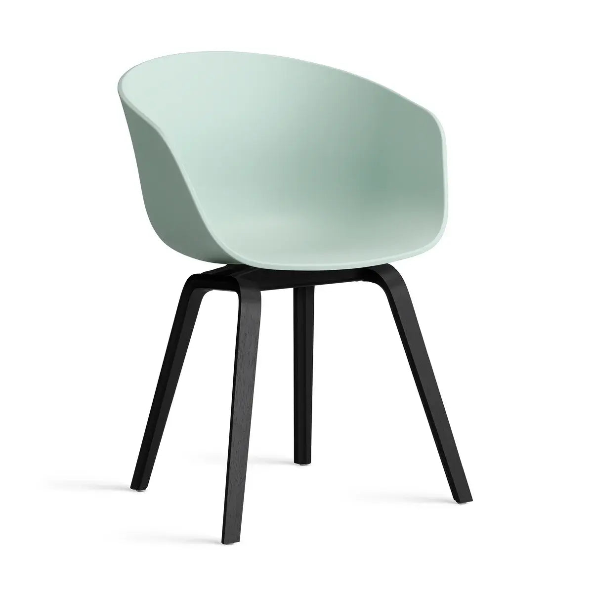 B-Ware Hay Stuhl Sessel About A Chair Aac 22 Mintgrün Eiche Schwarz Lackiert Esszimmer
