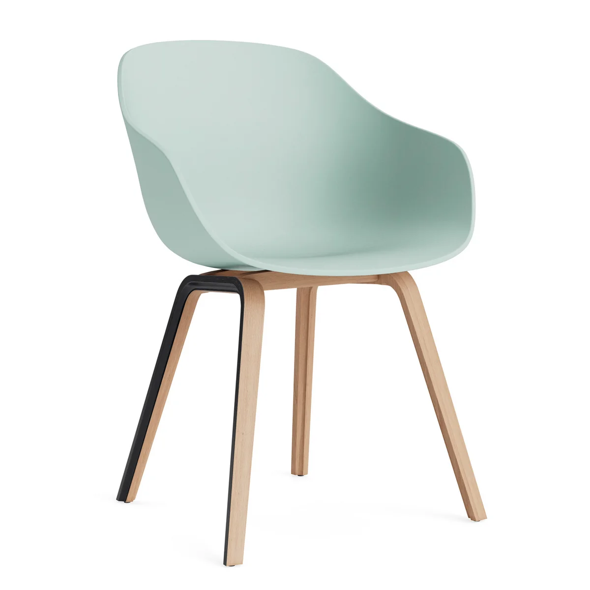 B-Ware Hay Stuhl About A Chair Aac 222 Sitz Mintgrün Eiche Lackiert Kunststoffgleiter