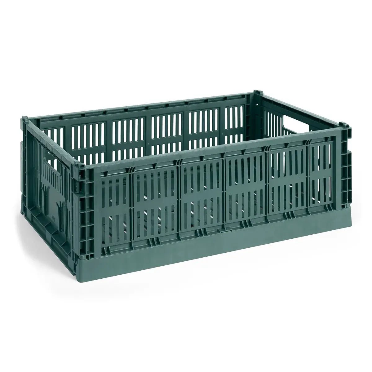 B-Ware Hay Korb Kiste Aufbewahrung Dunkelgrün Colour Crate L Recycled Polypropylen