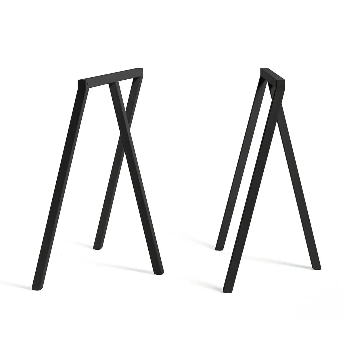 B-Ware Hay Loop Tischböcke Gestell Stand Frame Tischbein Schwarz H72cm Set 2 Stück