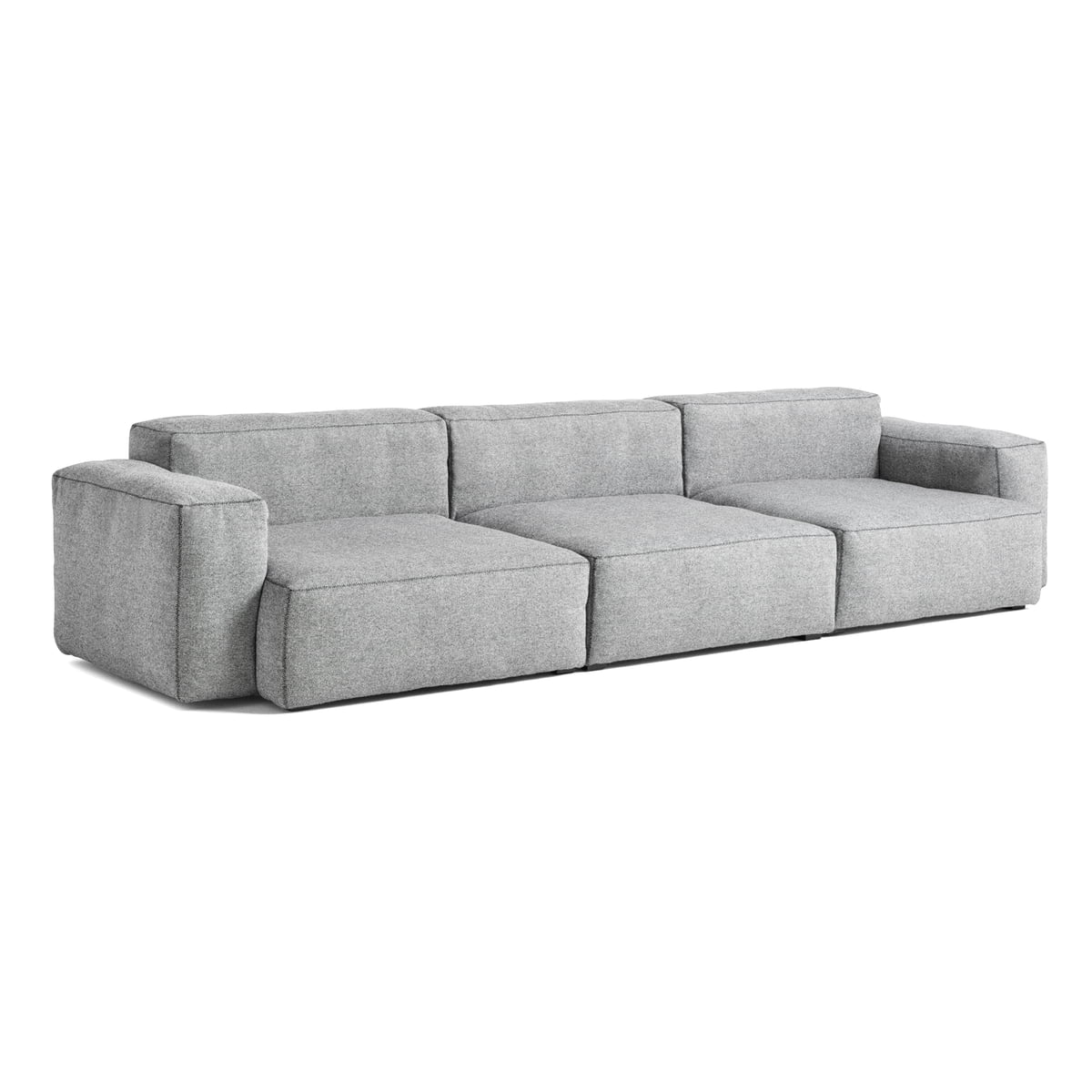 C-Ware Hay Mags Soft Sofa 3 Sitzer Kombination 1 Armlehne Hellgrau Siehe Text/Foto
