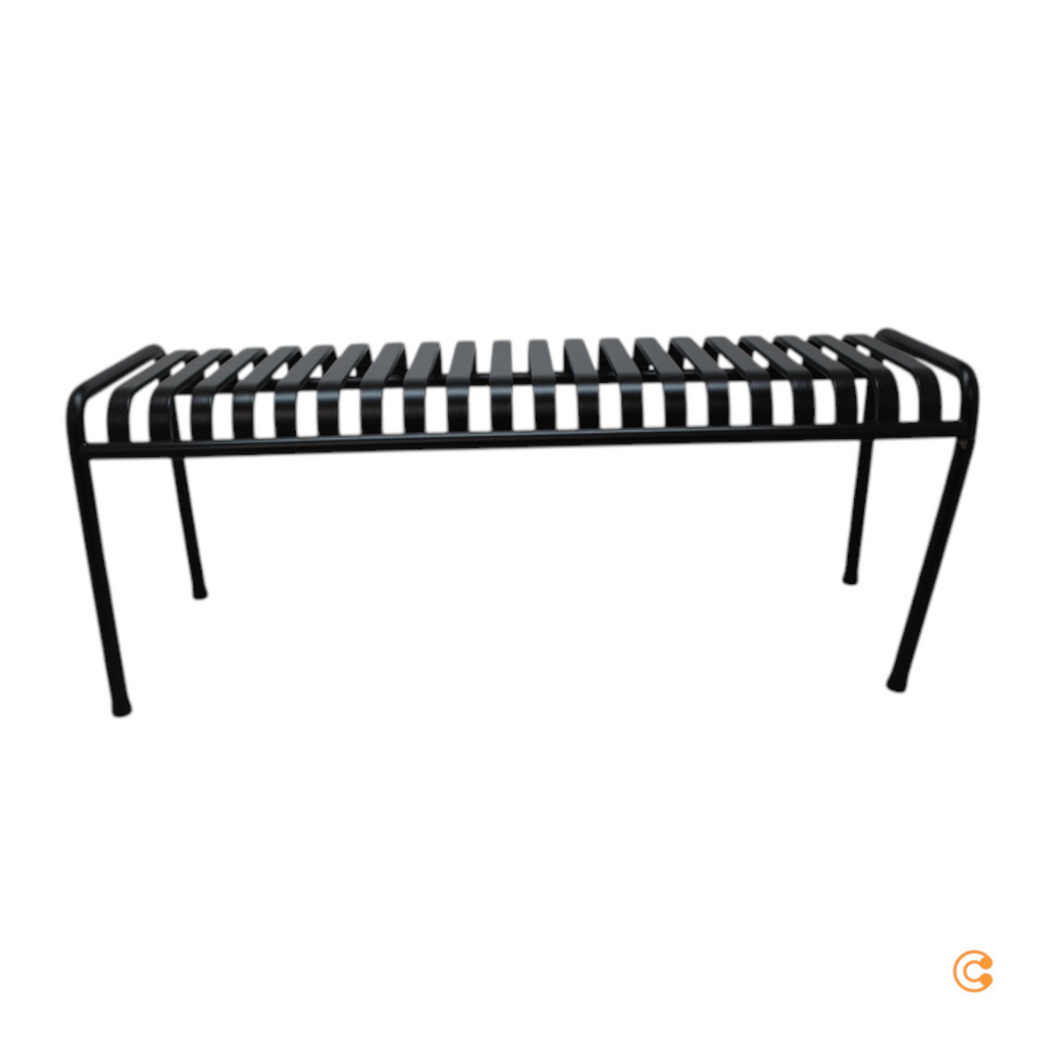 B-Ware Hay Palissade Bank Sitzbank Parkbank Metallbank Gartenbank 120cm Siehe Text/Foto