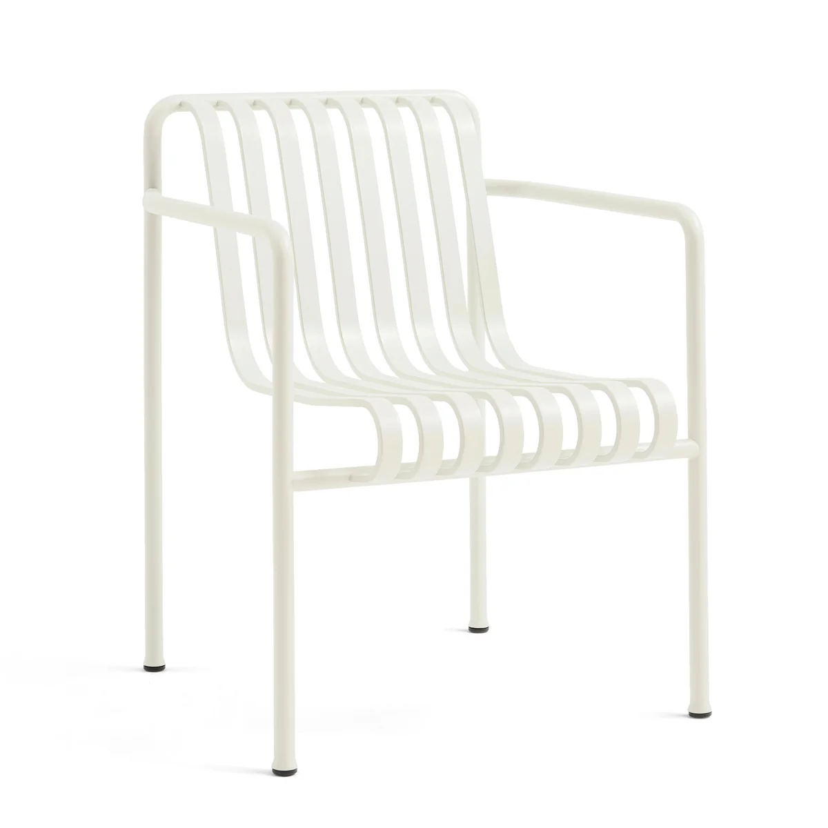 B-Ware Hay Palissade Dining Armchair Stuhl Gartenstuhl Armlehnstuhl Outdoor Cremeweiß