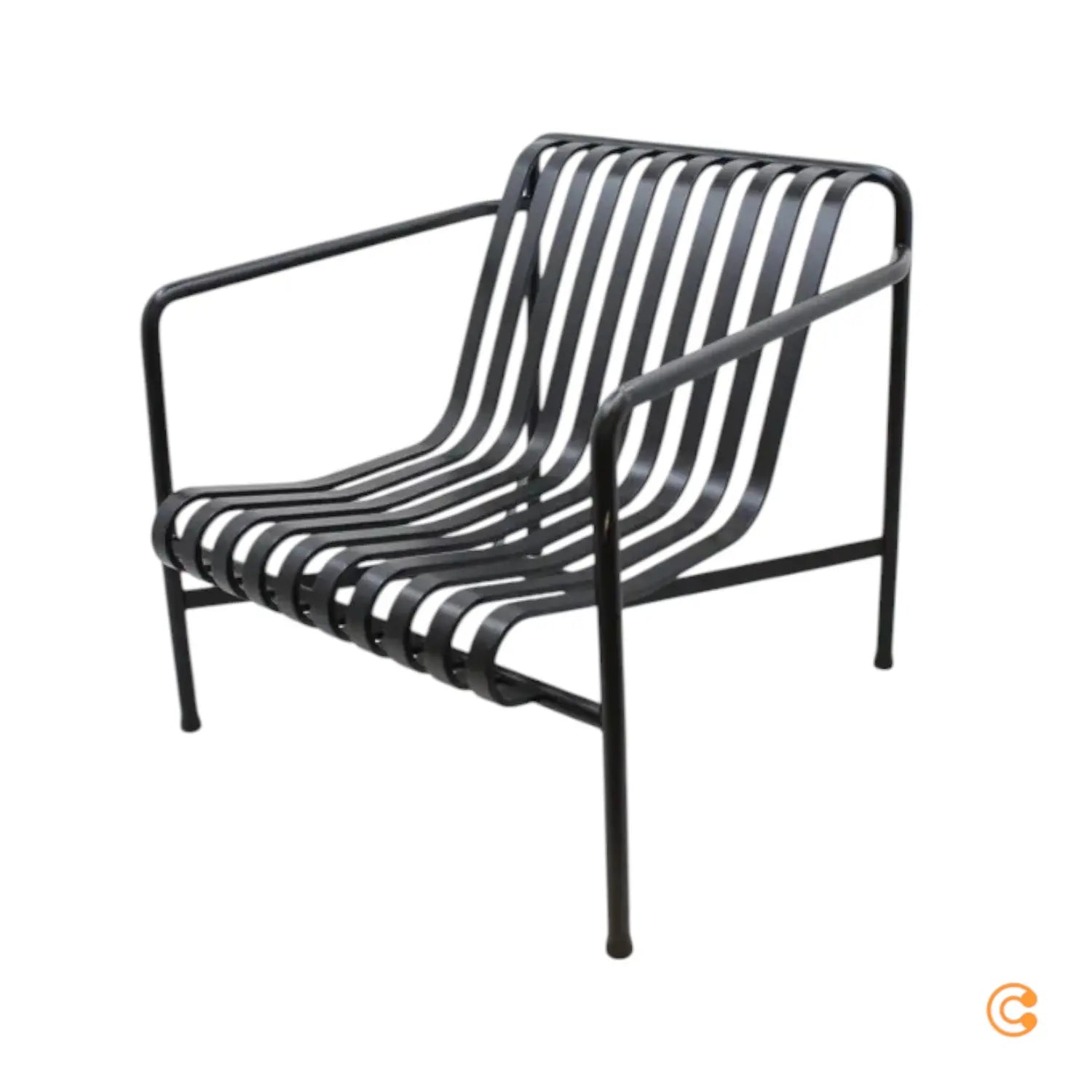 B-Ware Hay Palissade Lounge Chair Low Stuhl Gartenstuhl Terassenstuhl Stahl Siehe Text