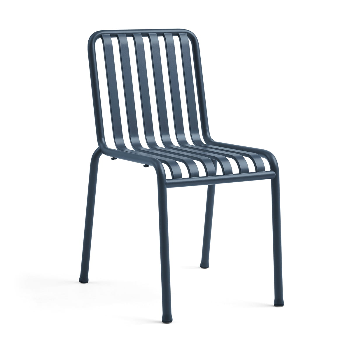 B-Ware Hay Palissade Stuhl Gartenstuhl Metallstuhl Deep Blue Exklusive Edition 2025