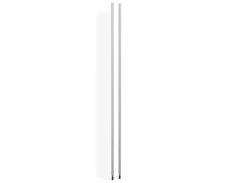 B-Ware Hay Pier Systemprofil Set Aluminium Klar Regalmodul Aufbewahrungslösung 2er Set