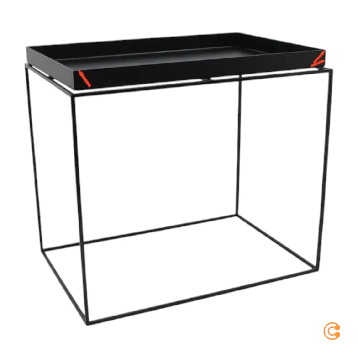 B-Ware Hay Tablett Beistelltisch Tisch Schwarz Ablage Wohnaccessoire Siehe Text/Foto