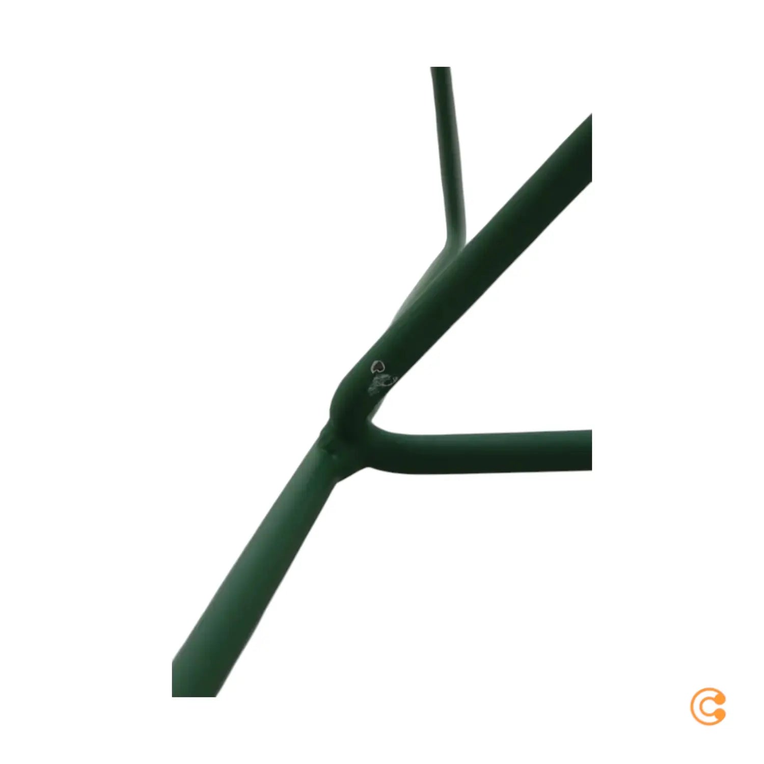 B-Ware Hay X Line Stuhl Outdoor Gartenstuhl Sitz Metall Grün Stapelbar Siehe Text/Foto