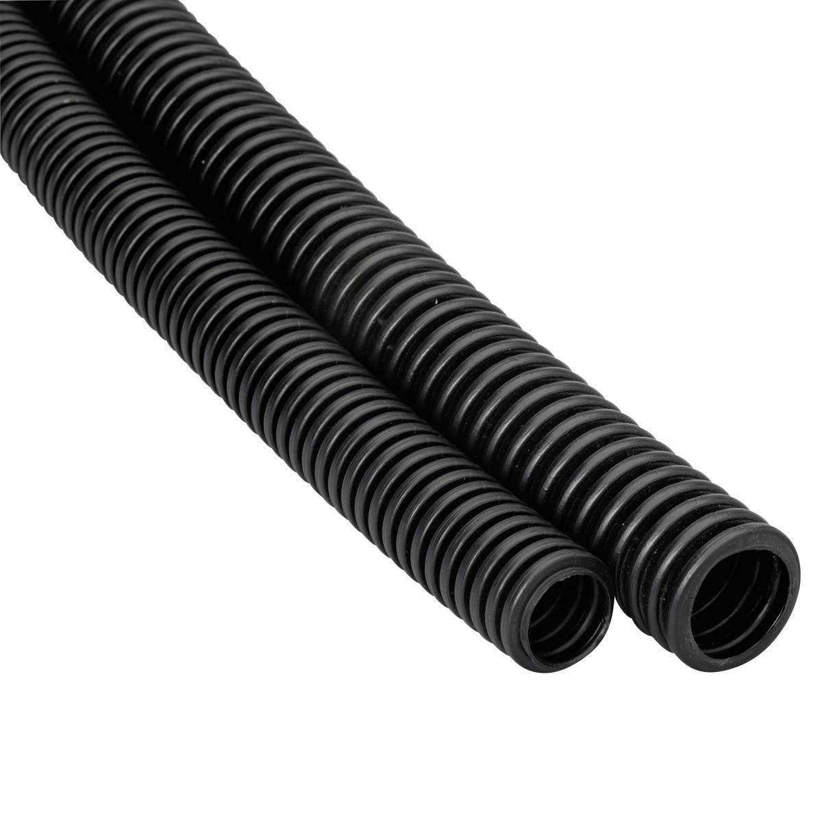 B-Ware Heidemann 13467 Flexrohr Flammwidriges Kunststoffrohr Rohr En20 25 M Schwarz