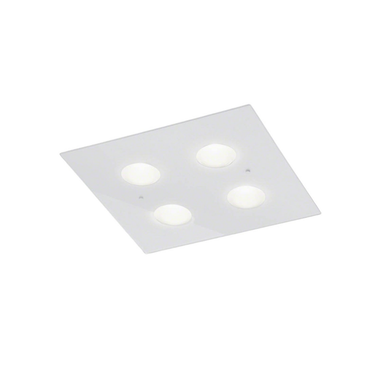 Helestra Deckenleuchte Lampe Led 38x38cm Dimmbar Weiß Wohnraumleuchte B-Ware
