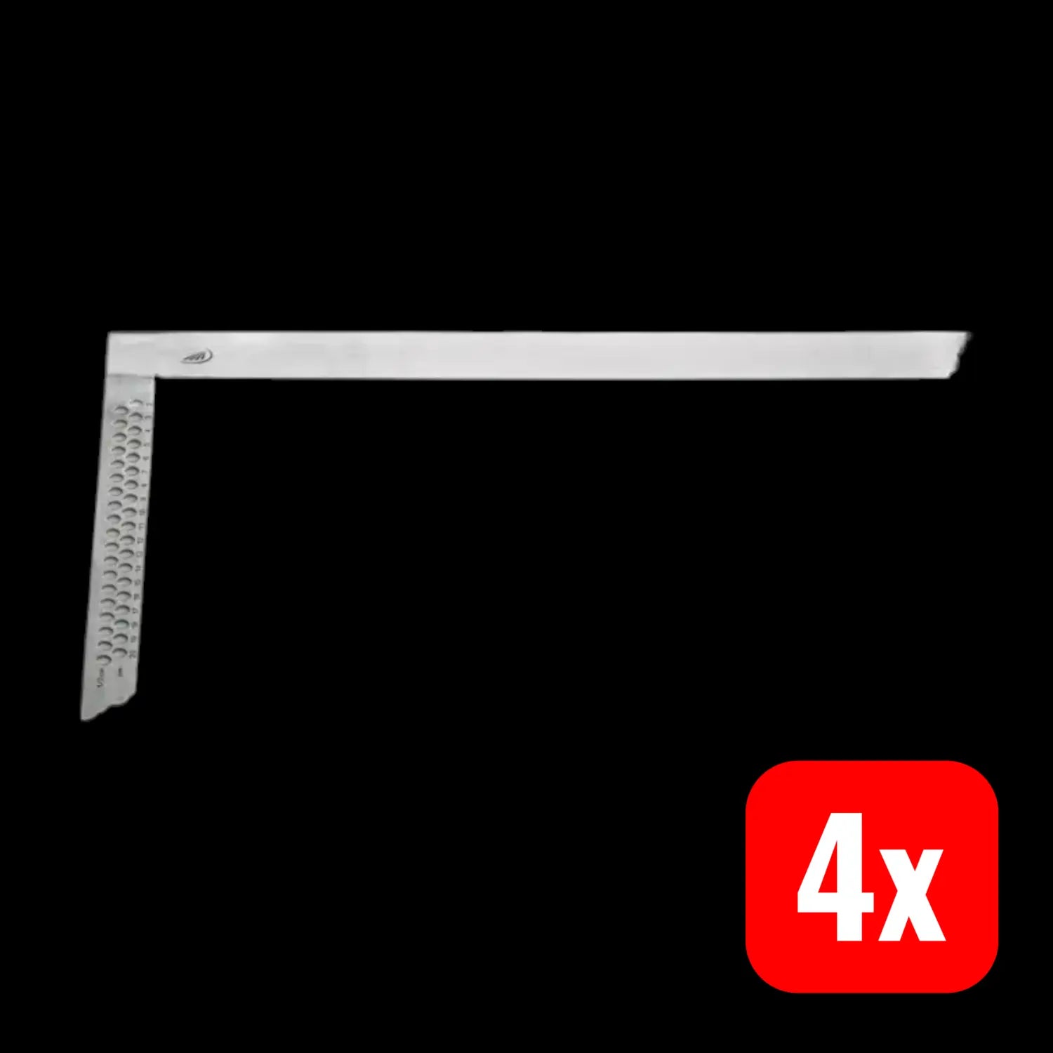 B-Ware Helios Preisser Zimmermannswinkel Schreinerwinkel Anreißlöcher 600 Mm 4 Stück