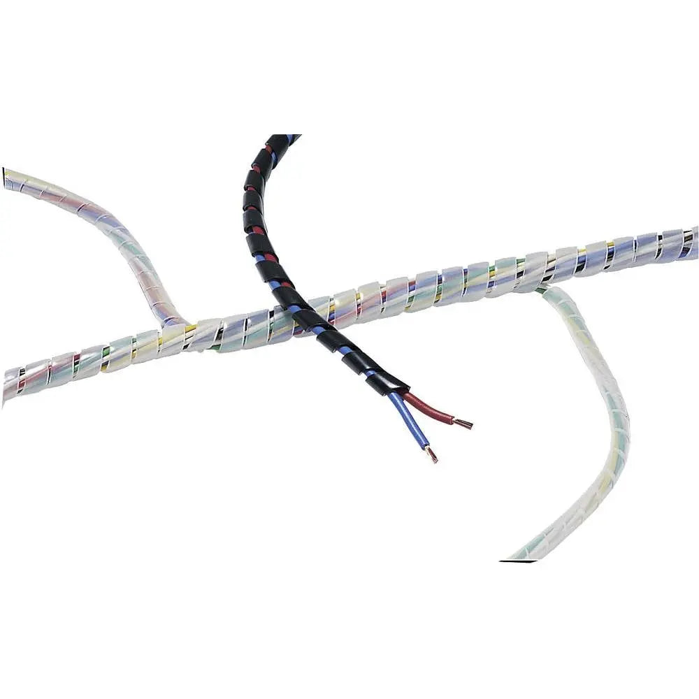 B-Ware Hellermann Tyton Spiralschlauch Kabelschutz 1.60 Bis 8 Mm Grau 30 M 161 41002
