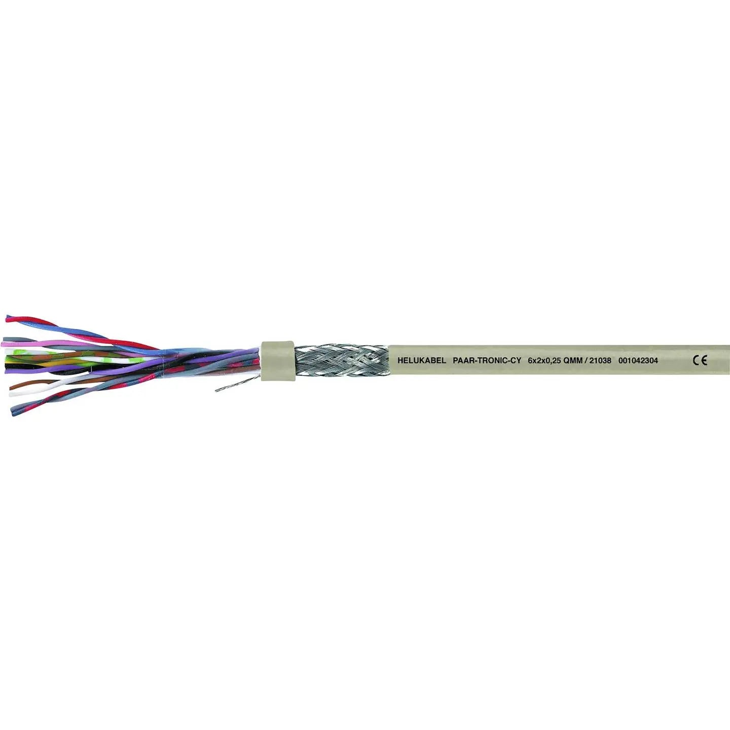 B-Ware Helu Datenleitung Steuerleitung Li Ycy Leitung Grau 100 Meter Pvc Mantel