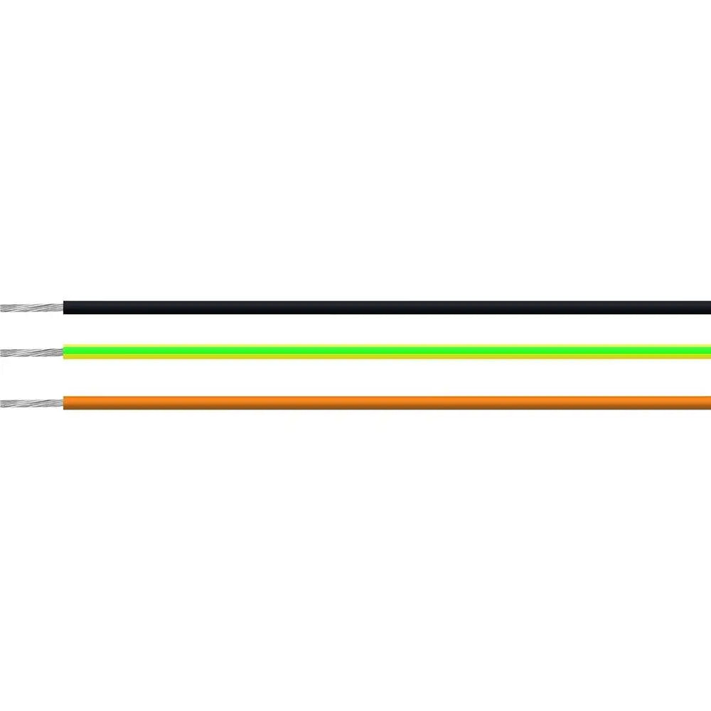 B-Ware Helu Einzelader Leitung H05 G Kabel Schwarz Gummi 100m 1x0.75mm² 500 V