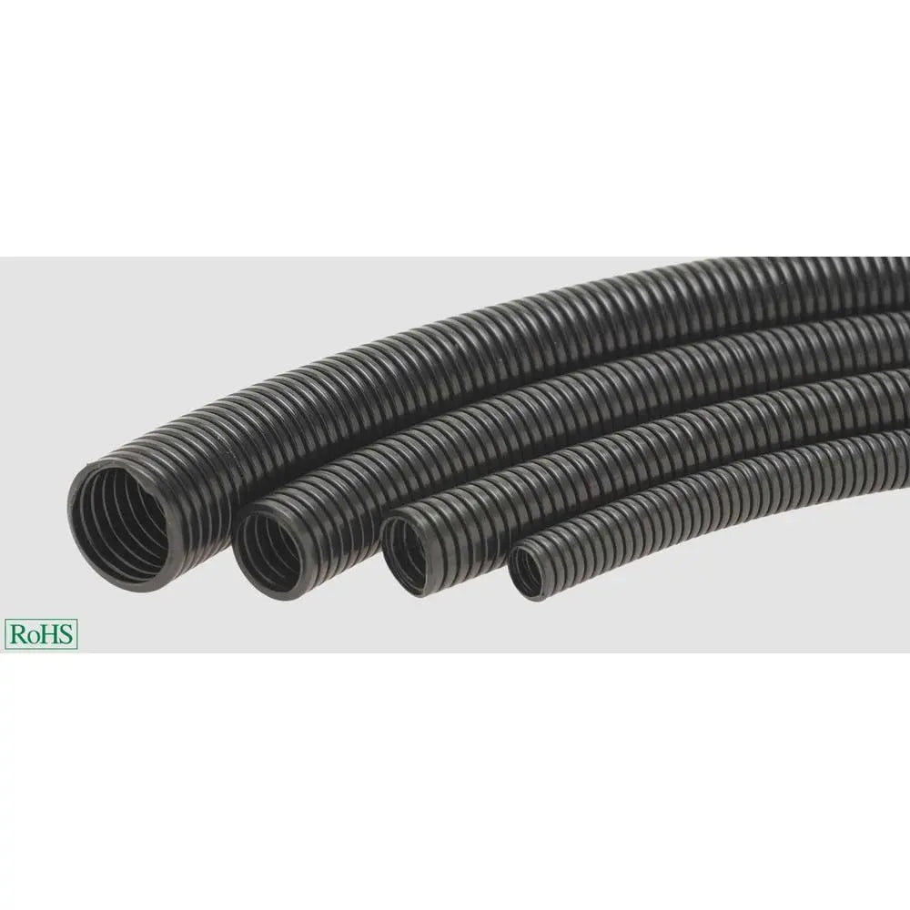 B-Ware Helu Schutzschlauch Wellrohr 6,7mm Kunststoff Polypropylen Schwarz Hel Ucond 100m