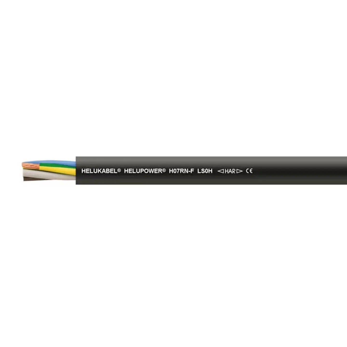 B-Ware Helu Gummischlauchleitung Kabel Leitung Schwarz Halogenfrei ölbeständig 100 M