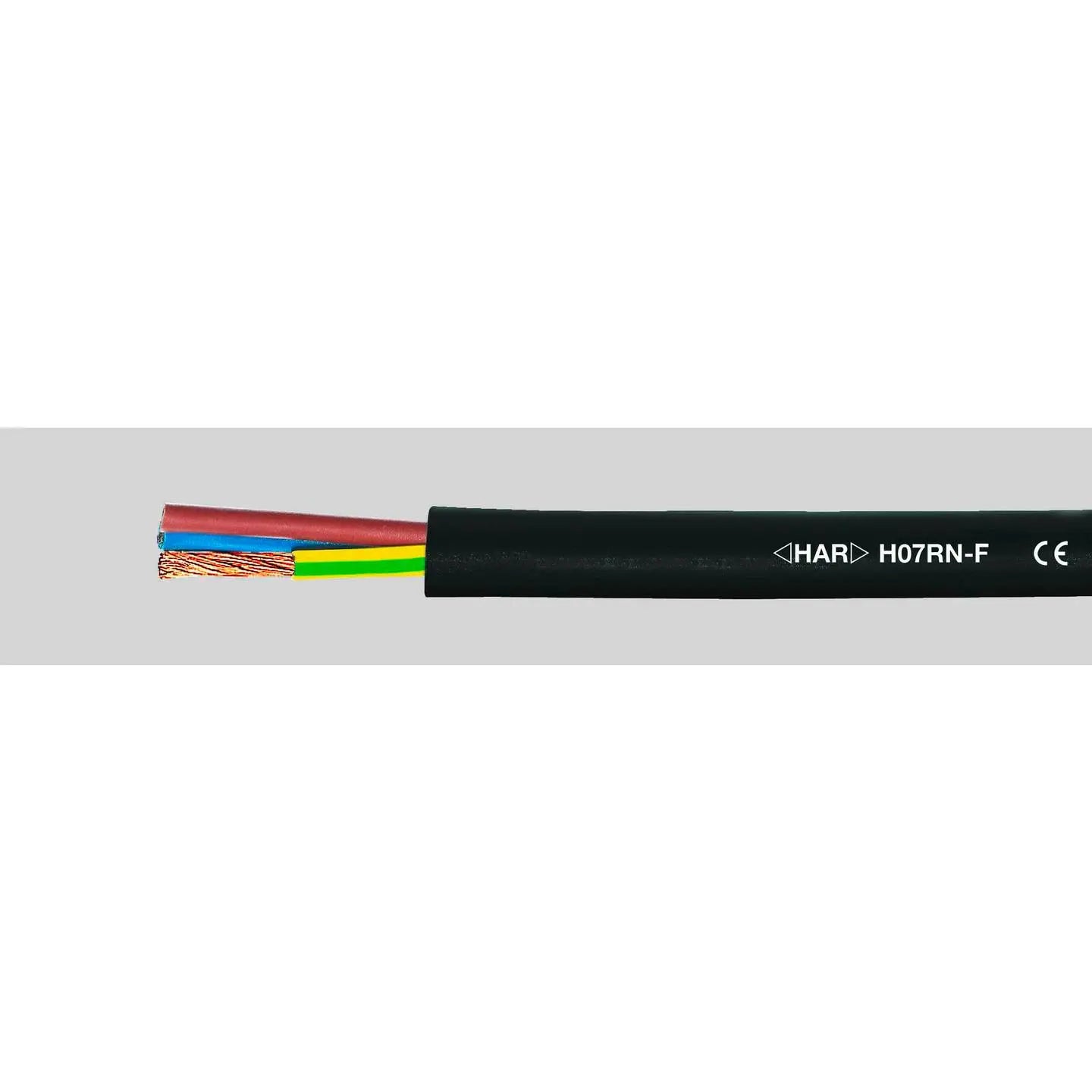 B-Ware Helukabel Gummischlauchleitung Kabel Leitung H07 Rn F 1 X 2.5 Mm² Schwarz 100 M