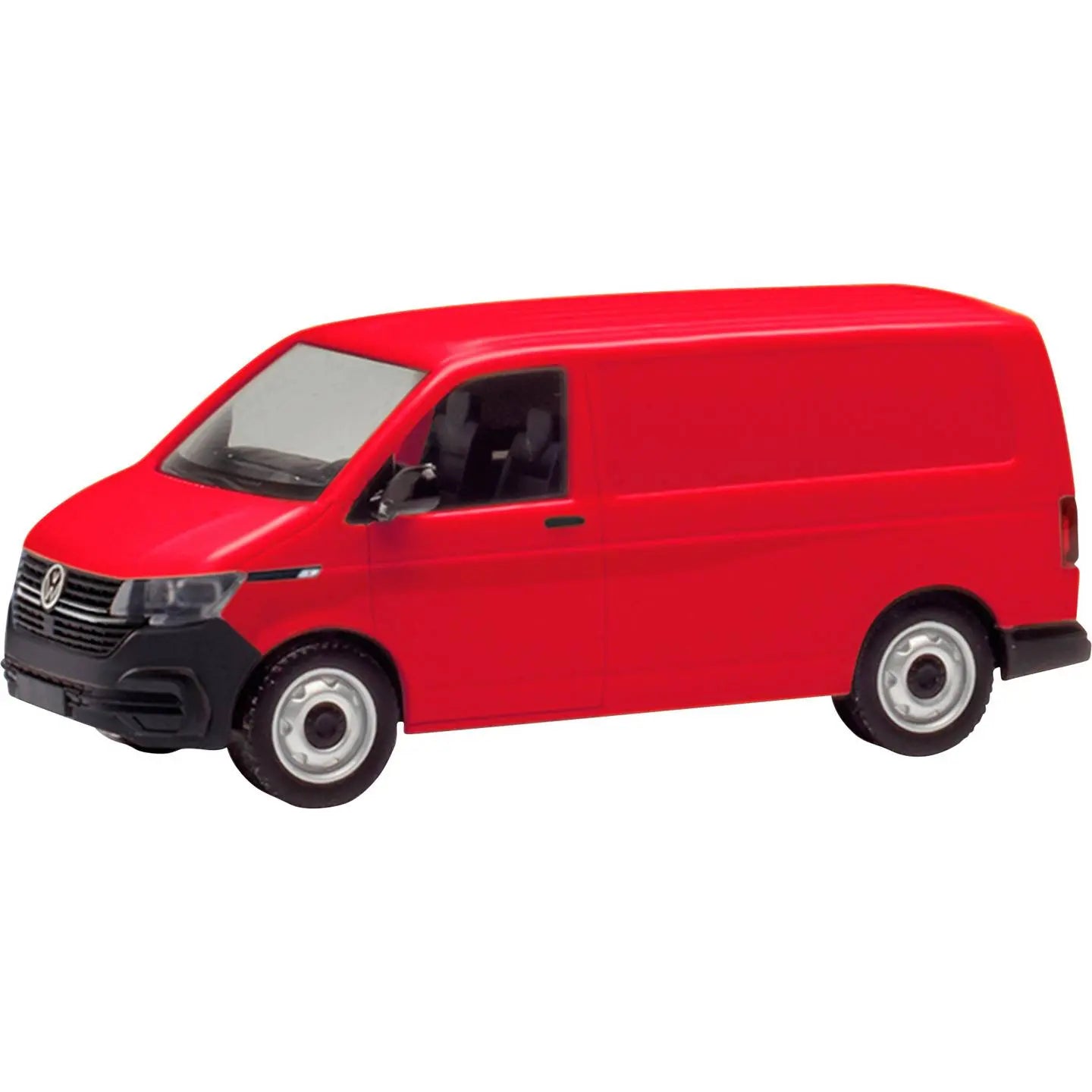 B-Ware Herpa Pkw Modell Auto Volkswagen Transporter T6.1 Kasten Kirschrot H0