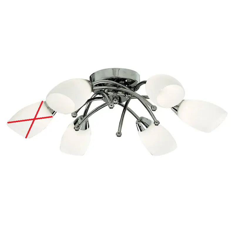 B-Ware Herrliche Deckenleuchte Opera Lampe Kronleuchter 6 Flammig Siehe Text/Foto