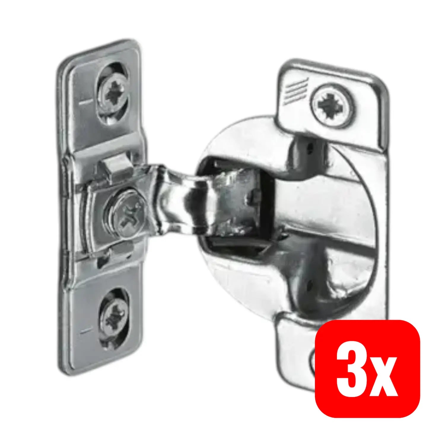 B-Ware Hettich Scharnier Automatikscharnier Optimat Plus 4 Fm Stahl Vernickelt 3 Stück