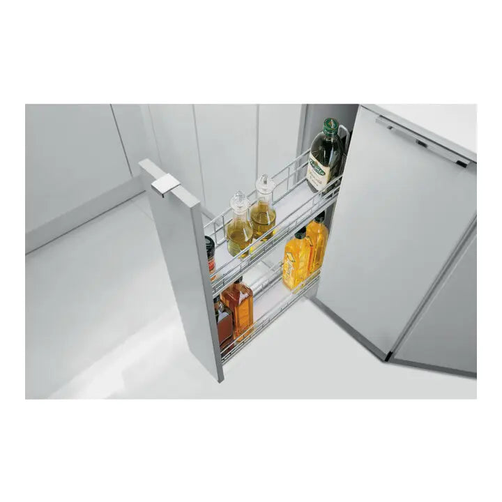 B-Ware Hettich Frontauszugset Auszugssystem Möbel Cargo Iq Plus 150 Silber 2 Etagig