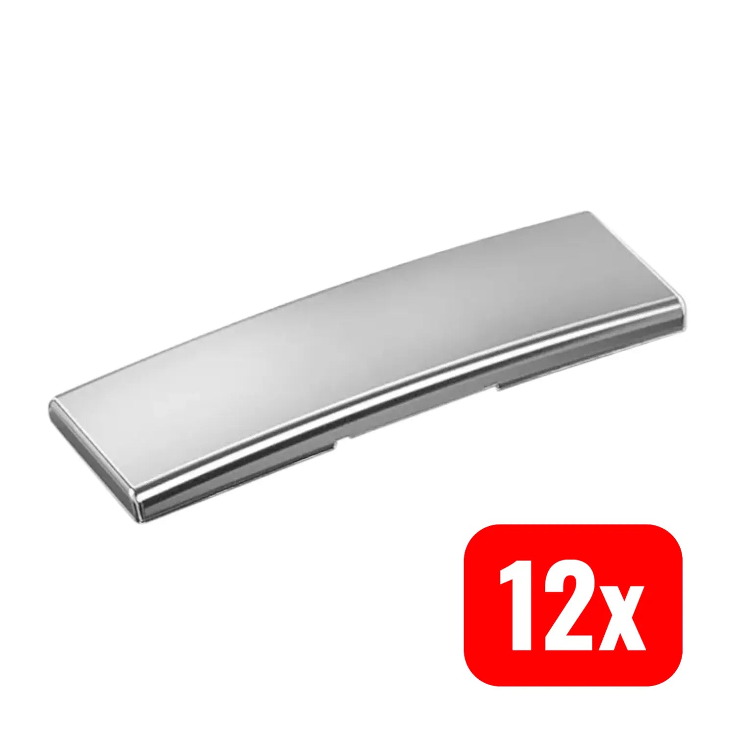 B-Ware Hettich Möbel Zierkappe Abdeckkappe Scharnierarm Sensys Stahl Nickel 12 Stück