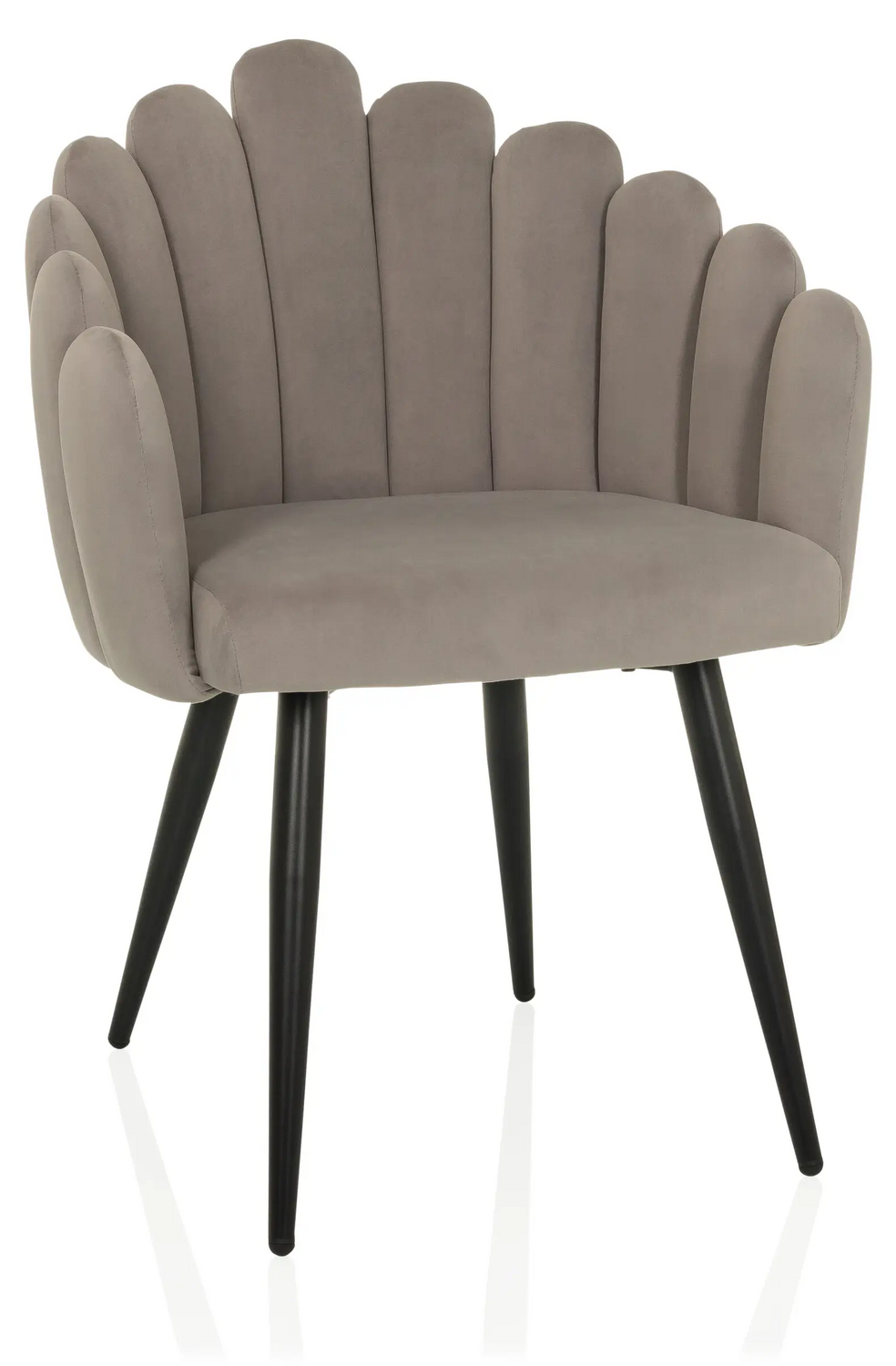 B-Ware Hjh Living Esszimmerstuhl Stuhl Scallore Muscheloptik Sitzmöbel Beige