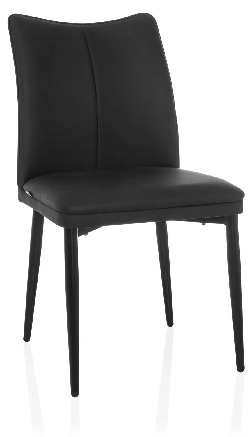 B-Ware Hjh Living Esszimmerstuhl Stuhl Viseto Kunstleder Schwarz Sitzmöbel