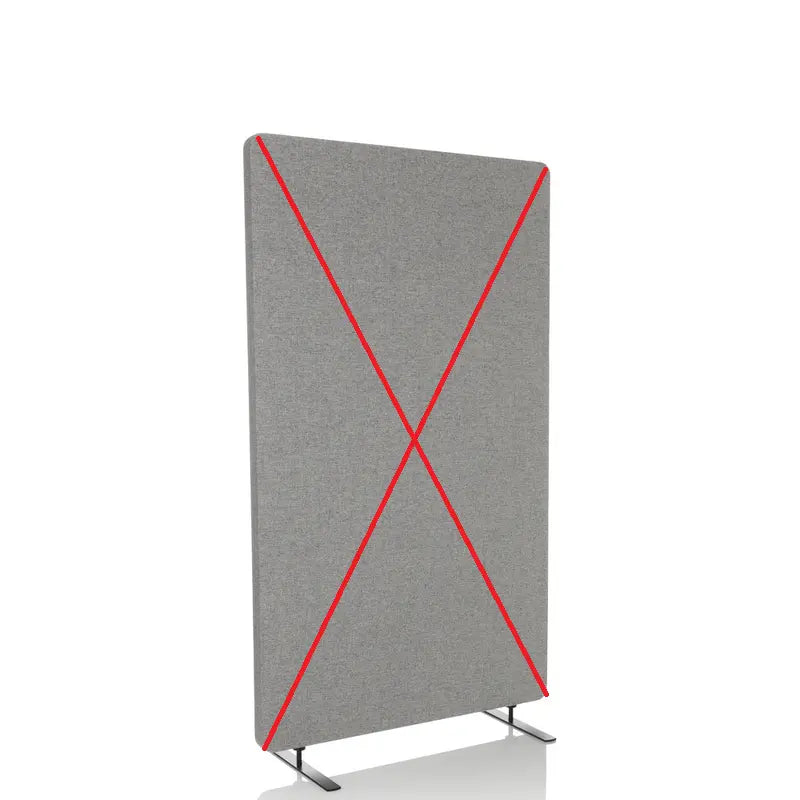 B-Ware Hjh Office Trennwand Raumteiler Flexmiut Stand Hellgrau Siehe Text/Foto