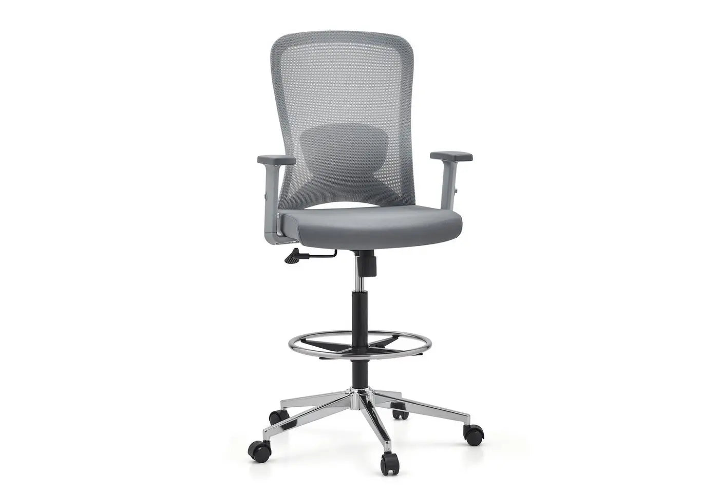 B-Ware Hjh Office Arbeitsstuhl Counterstuhl Top Work 44 W Sitz Stoff Rücken Netz G387