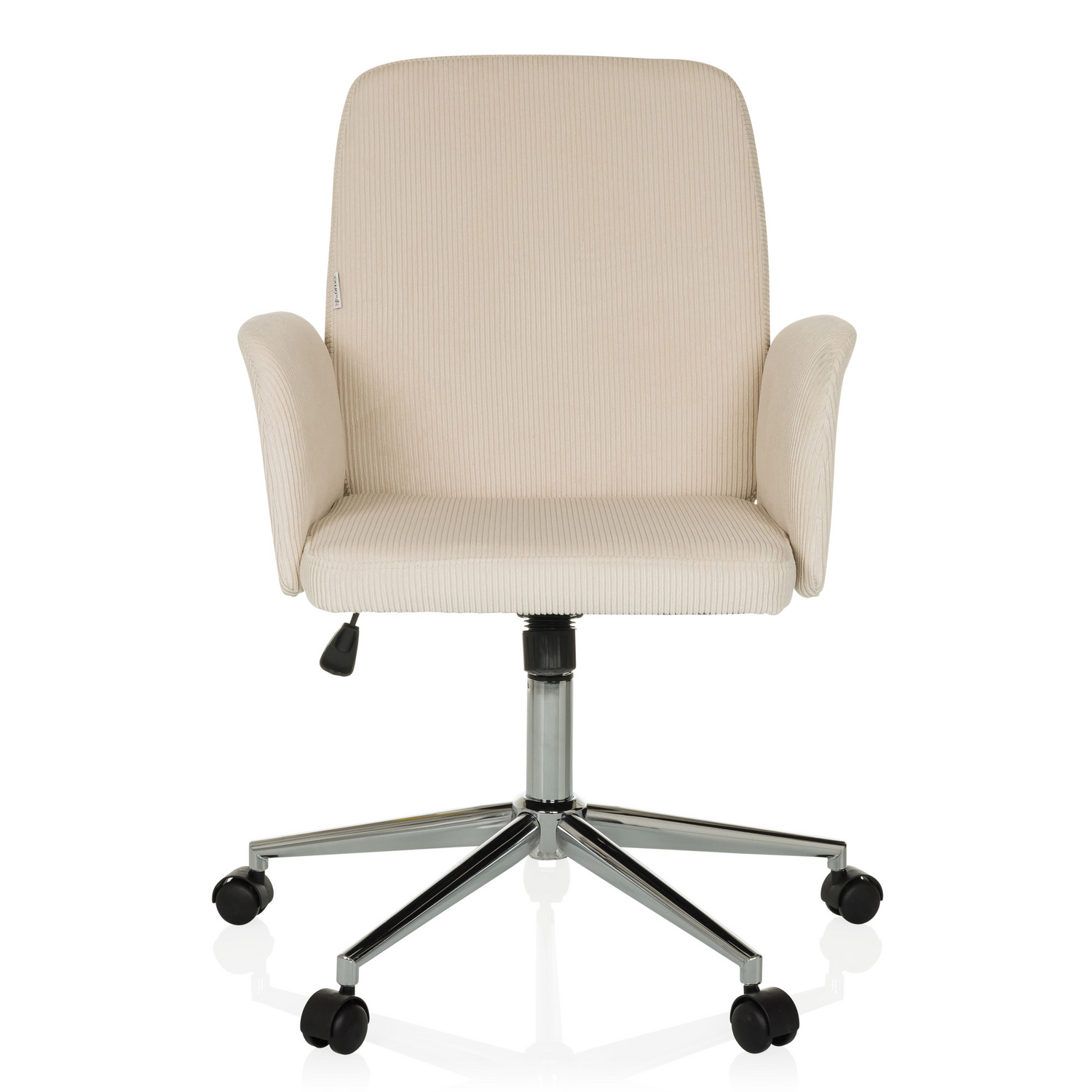 B-Ware Hjh Office Bürostuhl Drehstuhl Schalenstuhl Solao Cord Stoff Beige Siehe Text