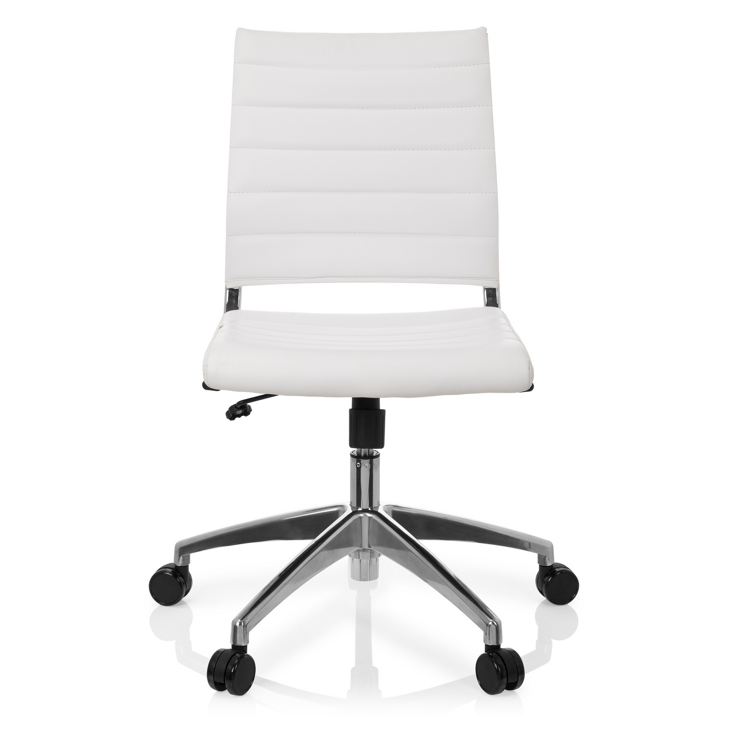 B-Ware Hjh Office Bürostuhl Drehstuhl Trisha Kunstleder Weiß Stuhl Sessel Büromöbel815