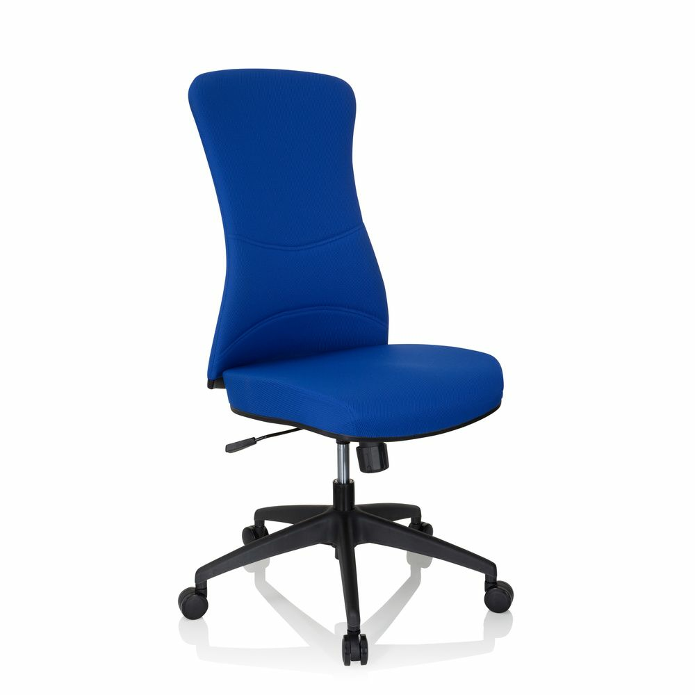 B-Ware Hjh Office Bürostuhl Schreibtischstuhl Drehstuhl Office Xt Stoff Blau