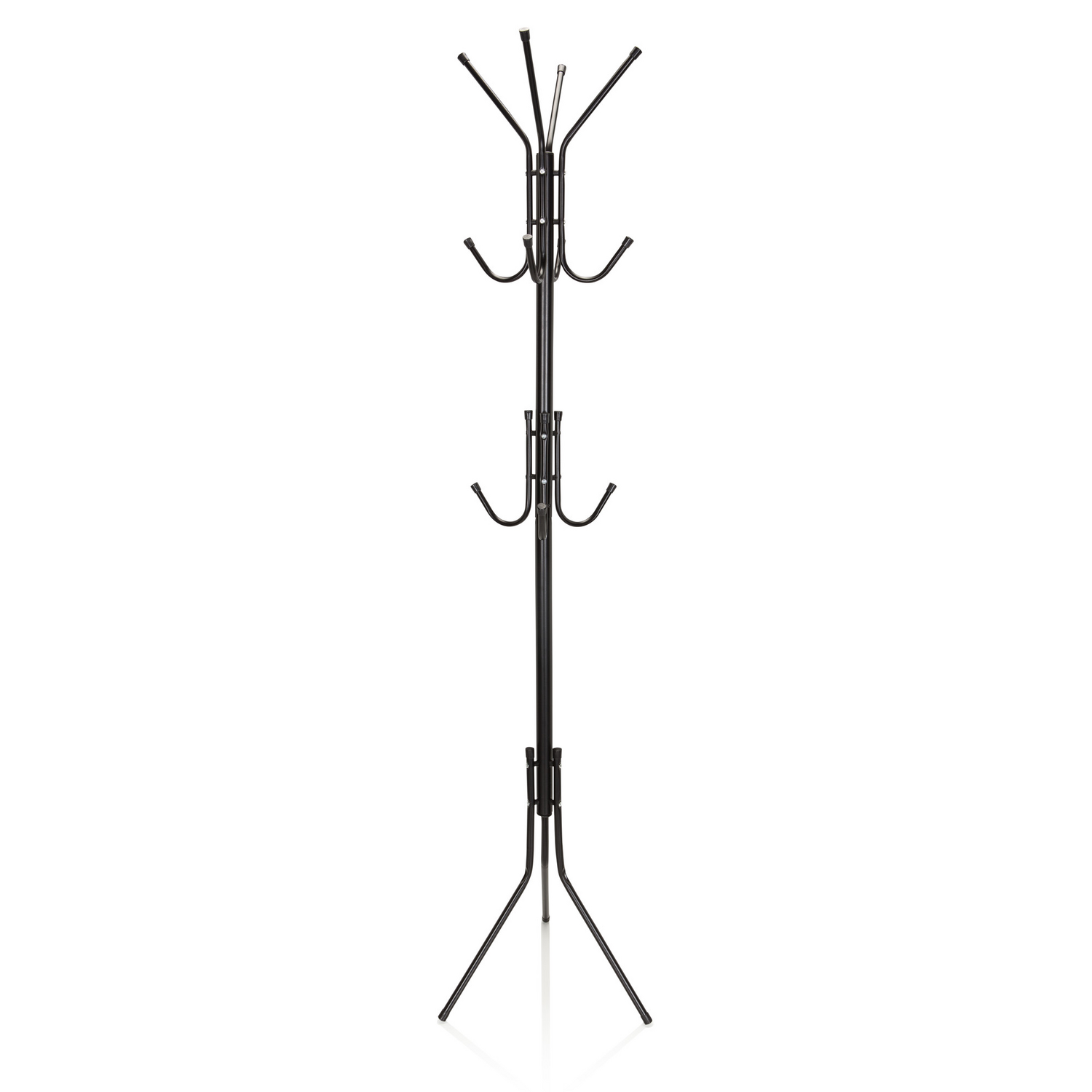 B-Ware Hjh Office Garderobenständer Kleiderständer Garderobe Schwarz Stahl 11 Haken610
