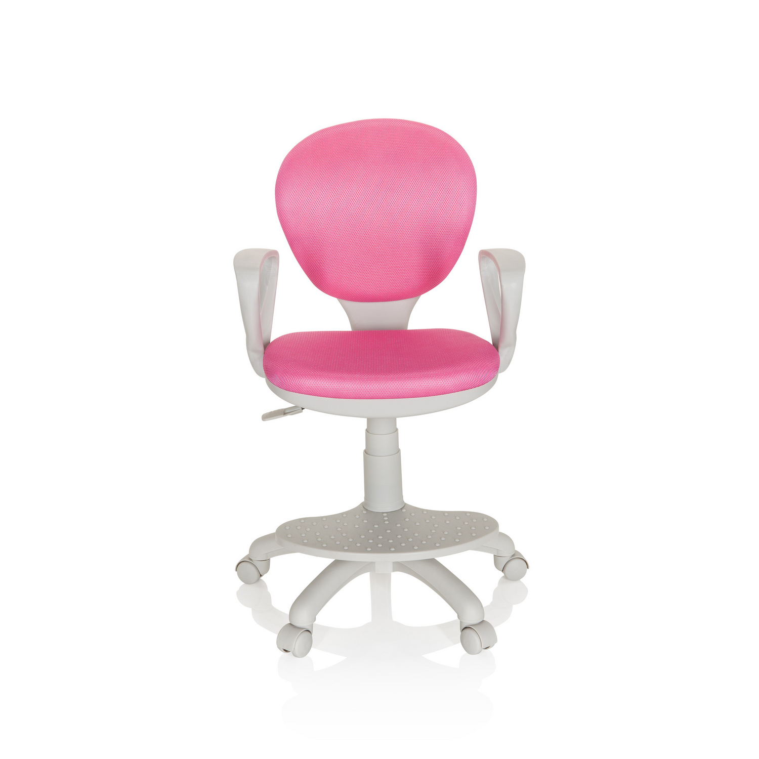 B-Ware Hjh Office Kinderstuhl Kinderschreibtischstuhl Kid Colour G1 Stoff Pink Stuhl