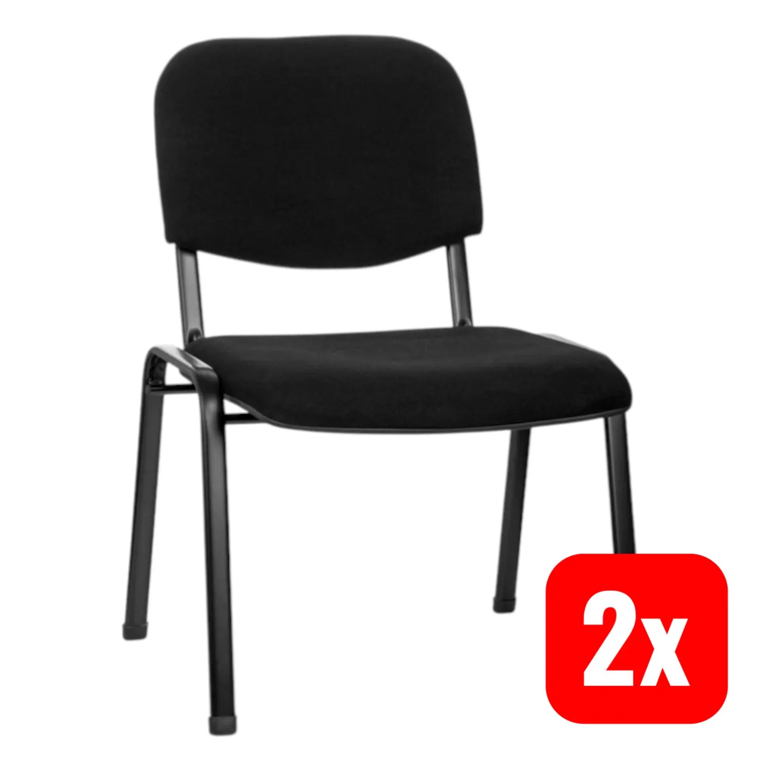 B-Ware Hjh Office Konferenzstuhl Computer Stuhl Xt 600 Xl Schwarz 2 Stück Siehe Text