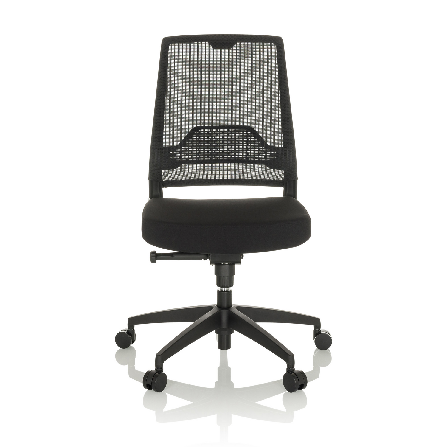 B-Ware Hjh Office Bürostuhl Chefsessel Drehstuhl Netzstoff Lendenstütze Schwarz