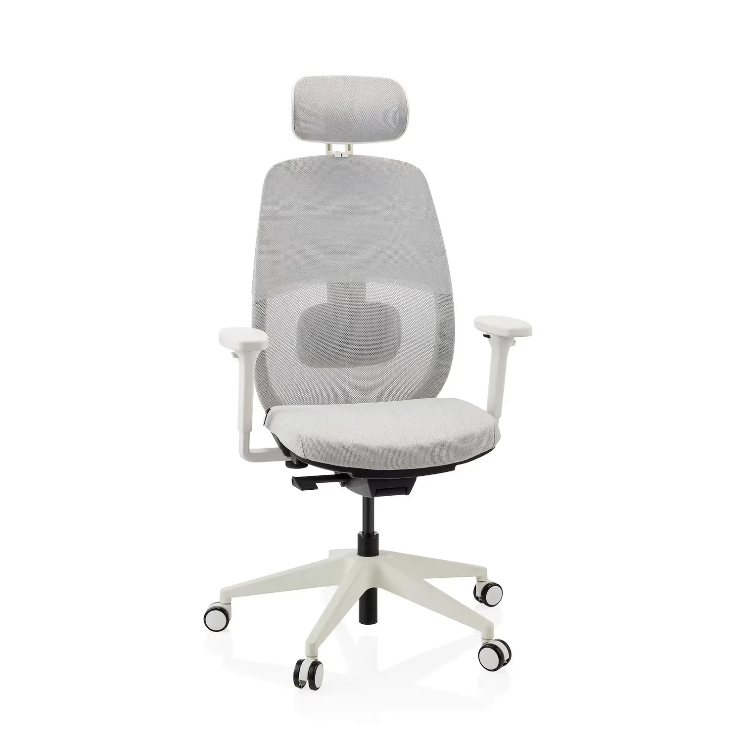 B-Ware Hjh Office Bürostuhl Drehstuhl Schreibtischstuhl Netzstoff Armlehnen Grau