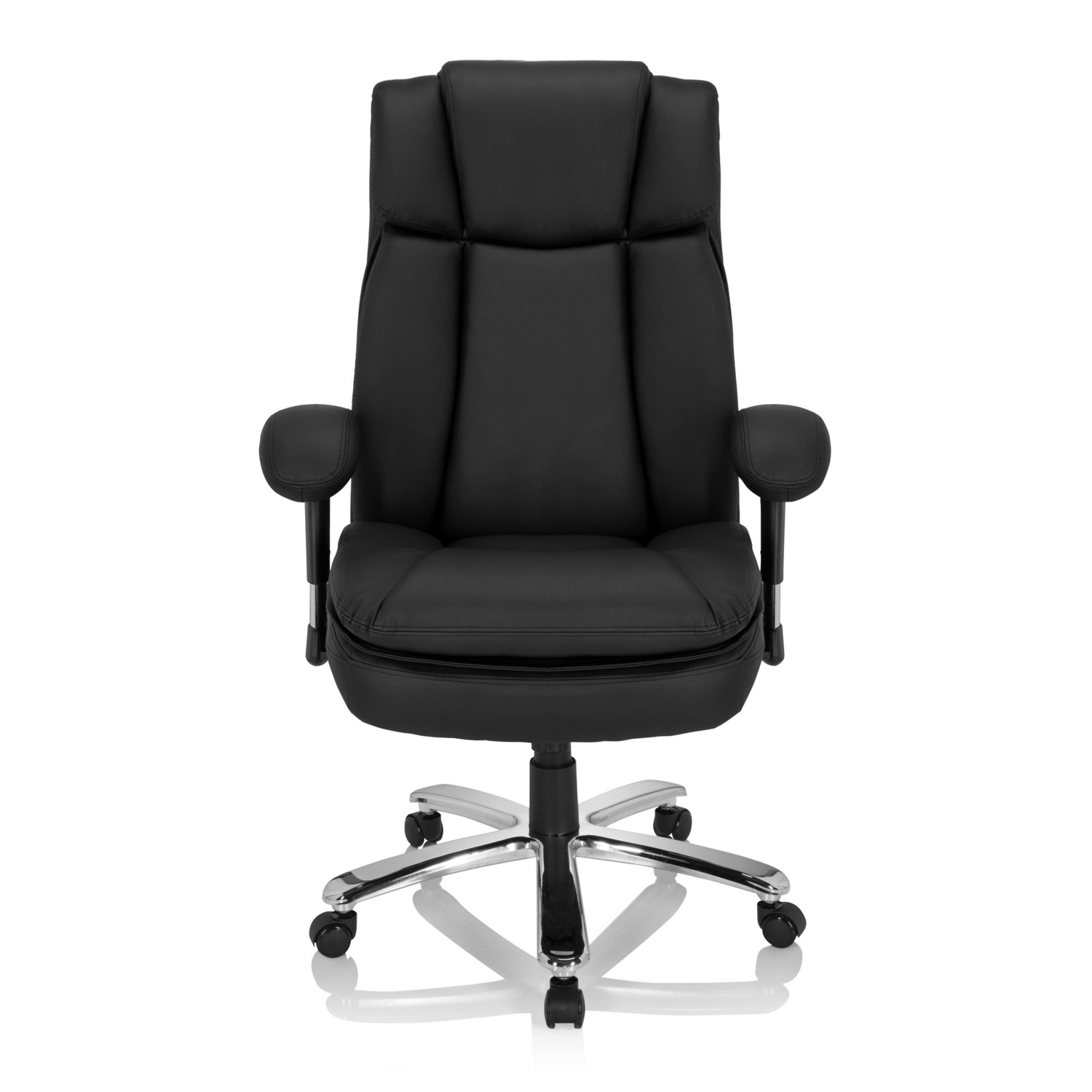 B-Ware Hjh Office Schwerlaststuhl Bürostuhl Builder Xxl Kunstleder Schwarz 180kg196