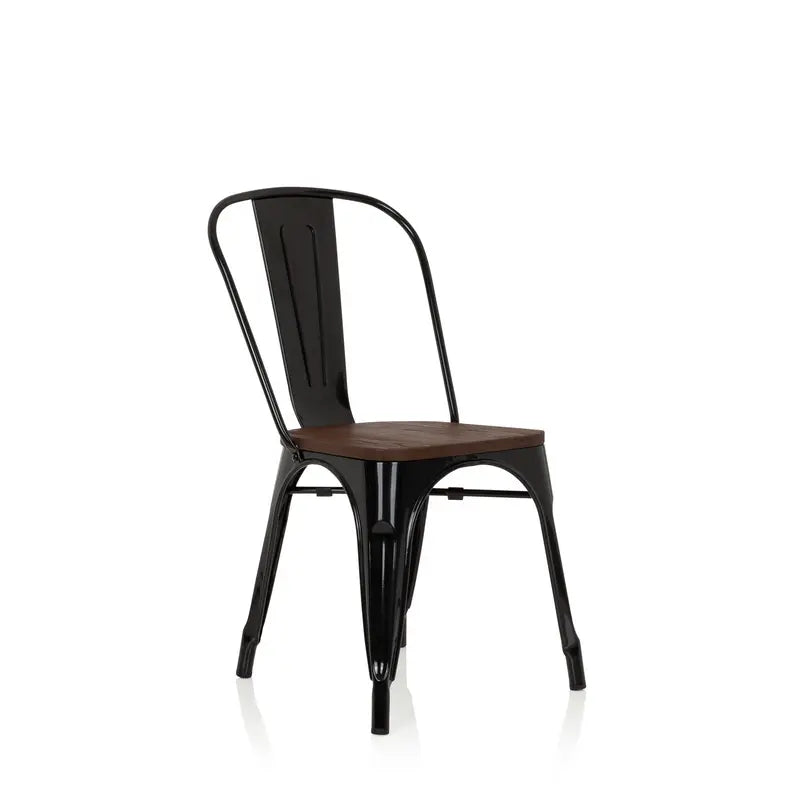 B-Ware Hjh Office Stuhl Hocker Vantaggio Comfort W Schwarz Stahl Ulmenholz Stapelbar