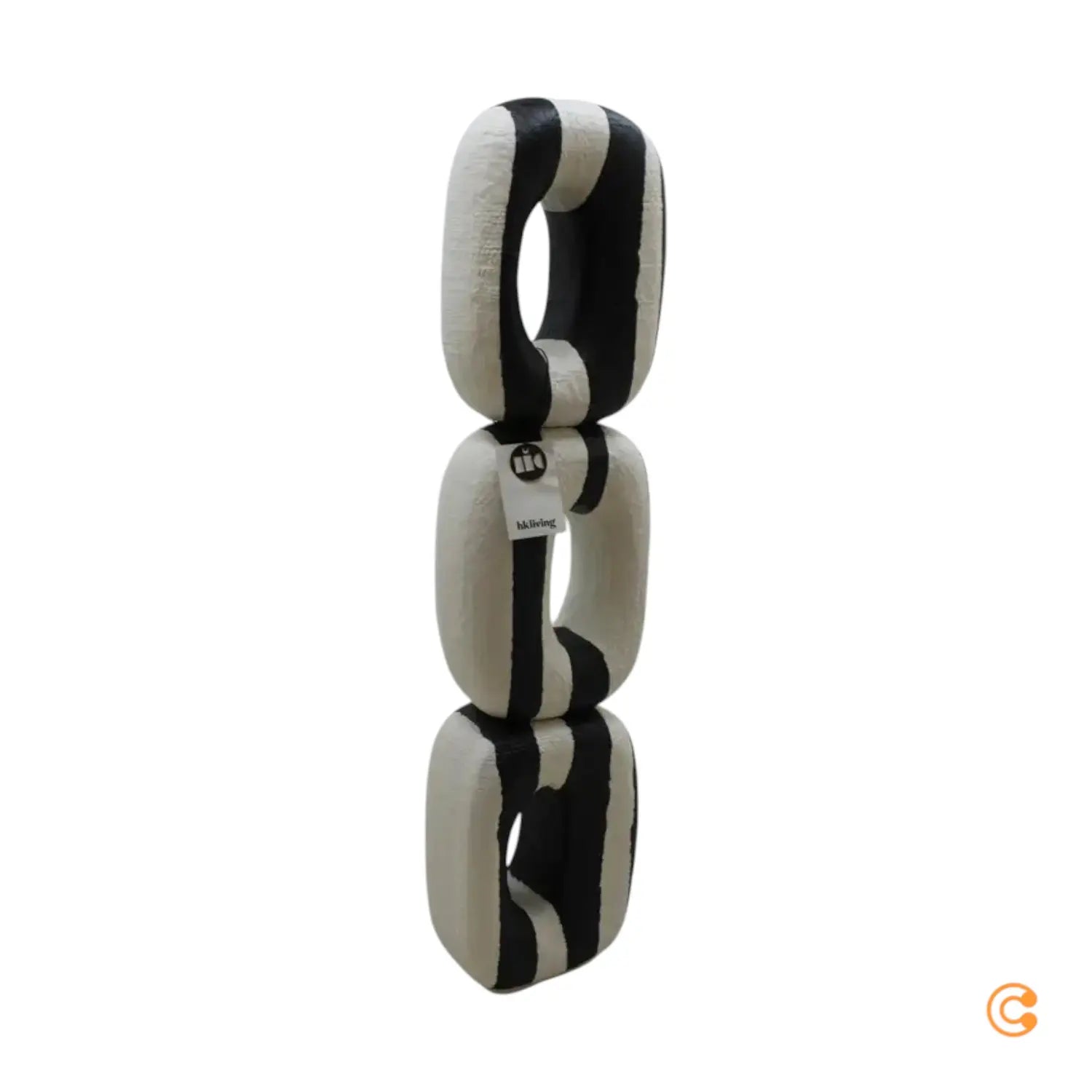 B-Ware H Kliving Monochrome Art Skulptur Statue Dekoobjekt Schwarz/Weiß Siehe Text/Foto
