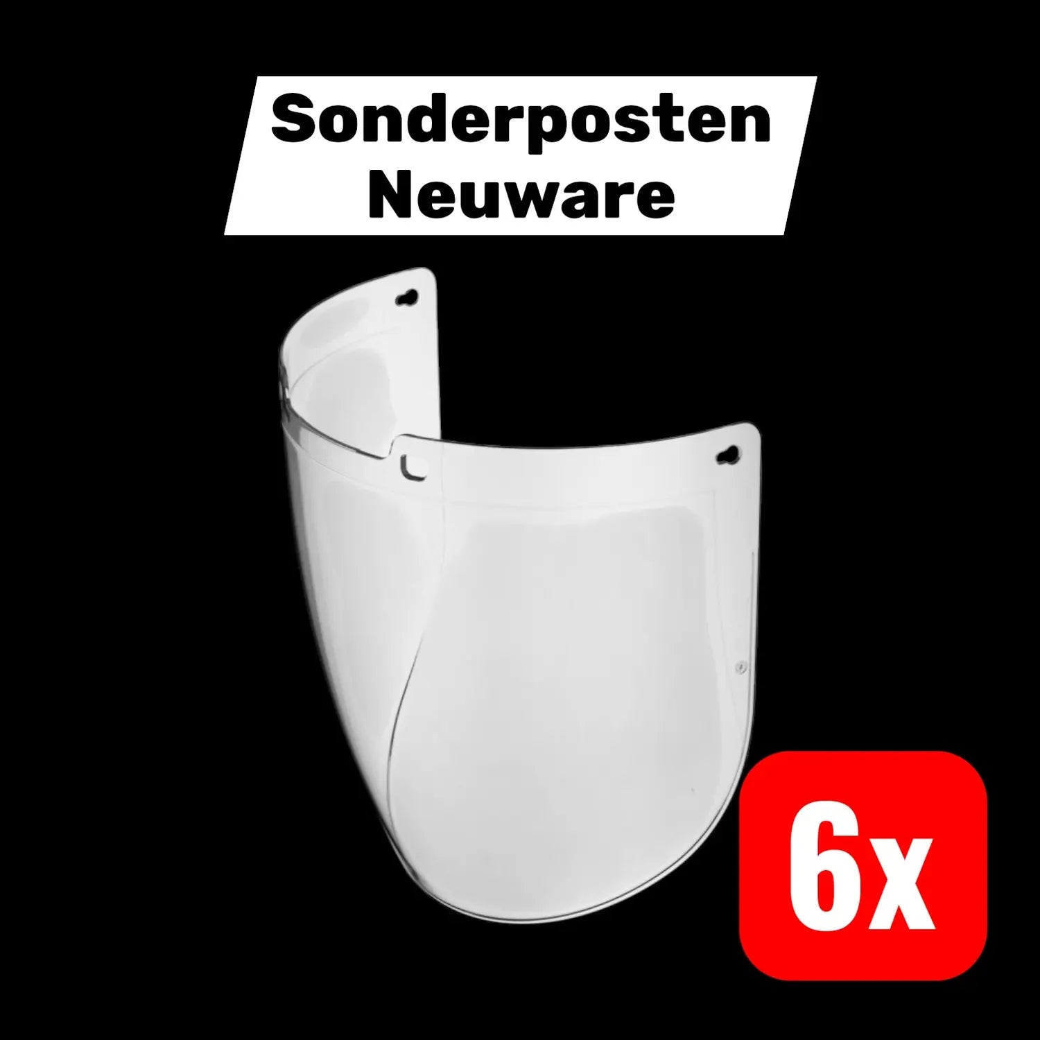 B-Ware Honeywell Visier Schutzscheibe Gesichtsschutz Klar Acetat Sv9 Ac 6 Stück