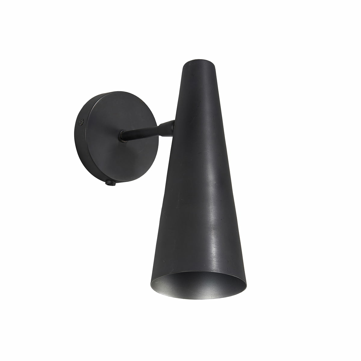 B-Ware House Doctor Precise Wandleuchte Wandstrahler Spot Strahler 21cm Matt Schwarz