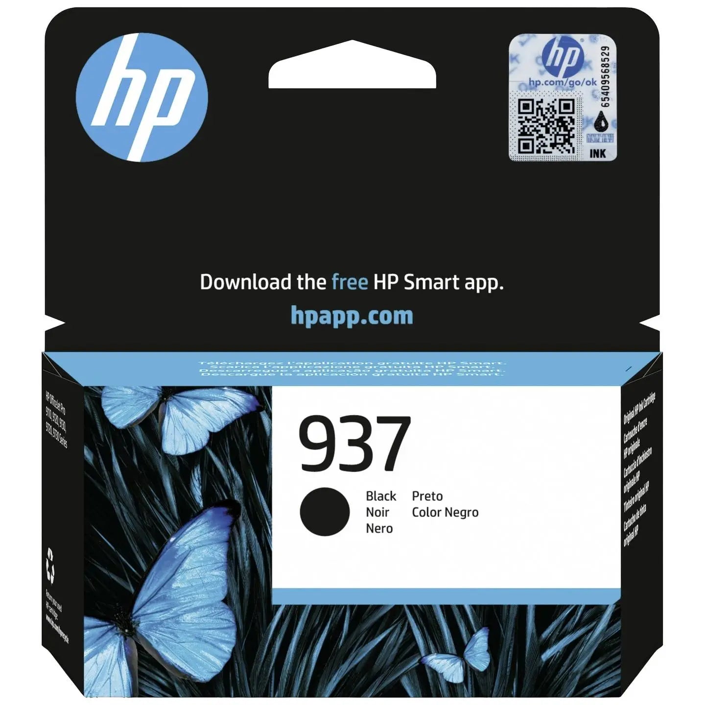 B-Ware Hp Druckerpatrone Tintenpatrone Schwarz Original 937 Bürobedarf Officejet Pro